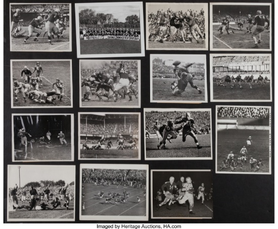 1930's-40's Green Bay Packers Original Press Photographs Lot of 15 For One Money.