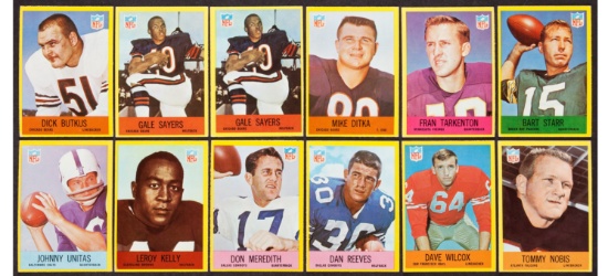1967 Philadelphia Football Complete Set (198) Plus Extras.