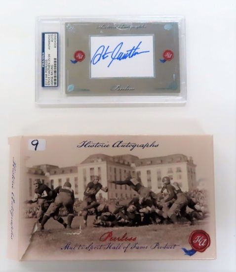 #25/26 Steve Cauthen (Horse Racing) Signed 2012 Historic Autographs Peerless. PSA Slabbed Authentic.