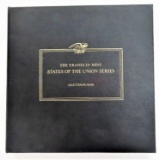 22.5 Ounces Sterling Silver Franklin Mint States Of The Union Series. Sterling Silver Proof Set.