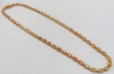 14KT Yellow Gold Ladies Multi Color Sapphire and Diamond Necklace. $30,135 Retail Pre-Sale Report