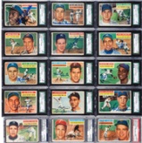 TWO HUNDRED FORTY (240) Signed 1956 Topps Baseball Cards,Partial Set (240/340). All Are Autographed!