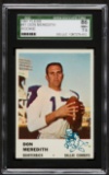 1961 Fleer Don Meredith #41 SGC 86 NM+ 7.5. Rookie Card