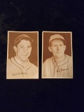 1939 Goudey Diamond Stars Gum premiums Fred Hutchinson, Paul Derringer
