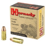 Twenty-Five (25) HORNADY 9MM LUGER 124GR XTP, JACKETED HOLLOW POINT, 90242
