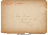 Rare 1880's Goodwin & Co. Mailing Envelope for 