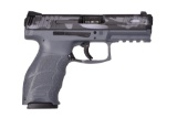 HECKLER AND KOCH (HK) VP9 9MM, NEW IN BOX, Grey Camo Cerakote, 81000491, 15 Shot.