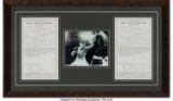 1994 Oscar De La Hoya & Carl Griffith Signed Contract Display, $125 Shipping