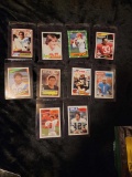 1980s Topps Football HOFer Star Rookie RC card plus Marcus Allen, Eric Dickerson, Bernie Kosar, etc