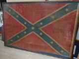 The Civil War Confederate Battle Flag of Company C 13th Alabama Infantry Brigade. Nicholas Carnochan
