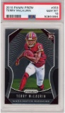 PSA Graded 2019 Panini Prizm Terry McLaurin #353 Rookie RC Football Card PSA 10 Gem Mint