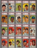 1954 Topps Baseball PSA Graded Collection of TWENTY (20).