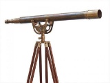 Floor Standing Antique Style Brass Anchormaster Telescope 65
