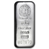 Heraeus 1 Kilo Silver Bar, .999 Fine, 32.15 Troy Ounces.