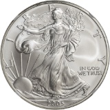 2005 Silver American Eagle, One Ounce .999 Fine Silver