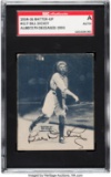 Signed 1934-36 R318 Batter-Up Bill Dickey #117 SGC Authentic