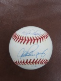 Derek Jeter and Alex Rodriguez Signed Rawlings MLB Baseball, #128/500. James Spence LOA obtained on