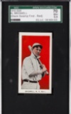 1910 E98 Al Bridwell (Red) SGC 70 EX+ 5.5 - Black Swamp Find.