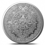 1 oz Silver Round Aztec Calendar
