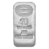 IGR 10 Oz Cast Silver Bar, .999 Fine Silver