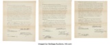 1930's Wilson Golf Endorsement Contracts with Guldahl, Hutchison & Revolta. All One $