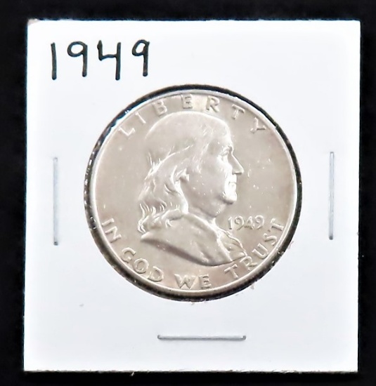 1949 Silver Franklin Half Dollar