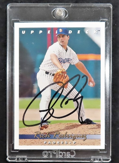 Rich Rodriguez Signed upper Deck #330 Baseball Card.