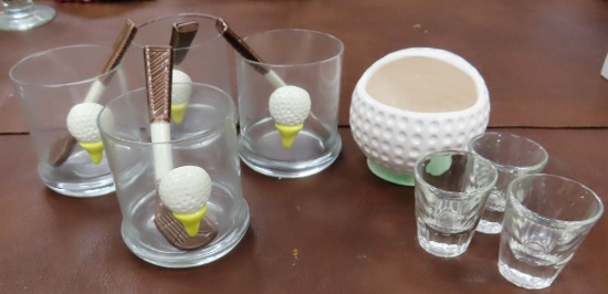 NO SHIPPING, Pick-Up Only: Barware Incl Golf