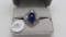 Platinum 25-30ct Cab. Sapphire & Diamond Estate