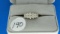 14K y/g 2 row Estate diamond band, .90ct t.w. ,