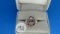 14K w/g Estate 1ct t.w. Ruby Circle ring, 8.4g