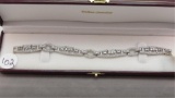 18K w/g approx. 5.00ct t.w. Baguette & Bezel set