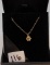 LADIES 14K Y/G .28CT BUTTERCUP PENDANT