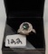 LADIES 18K .69CT T.W. DIAMONDS 1.25CT LAB ALEX. CENTER RING 6.3GR