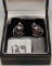 LADIES 14K W/G 9MM TAHITIAN PEARL EARRINGS