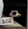 LADIES 18K W/G 1.00CT T.W. DIAMOND SEMI MOUNT RING 5.2GR