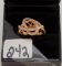 LADIES 14K ROSE GOLD  .48CT T.W. DIA SEMI MOUNT RING 5.8G