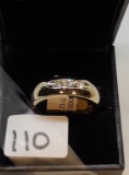 LADIES 14K W/G .30CT T.W .DIAMOND BAND 12.3GR