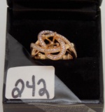 LADIES 14K ROSE GOLD  .48CT T.W. DIA SEMI MOUNT RING 5.8G