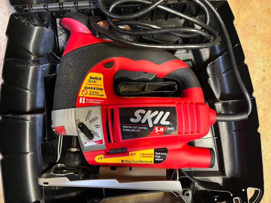 Skil orbital cut sale control scrolling cut