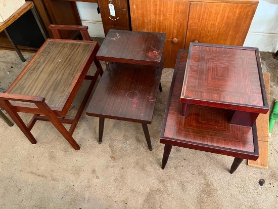 (3) Mid Century Modern Side / End Tables