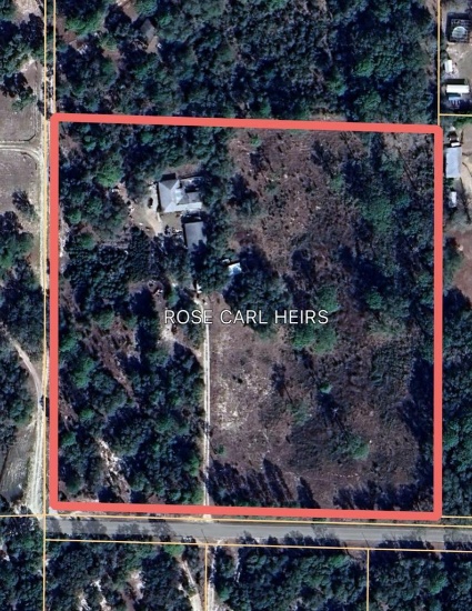 9.25 acres - Home, Shop Building & Tiny House - Archer, FL
