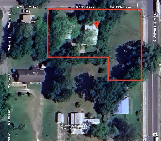 (3) Homes - 3BR/1BA Home, 1BR/1BA Home & 2BR/1BA Home on 0.45 acres - Archer, FL (adjoins Lot 6)