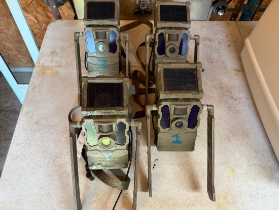 (4) Tactacam Reveal SK Trail Cams