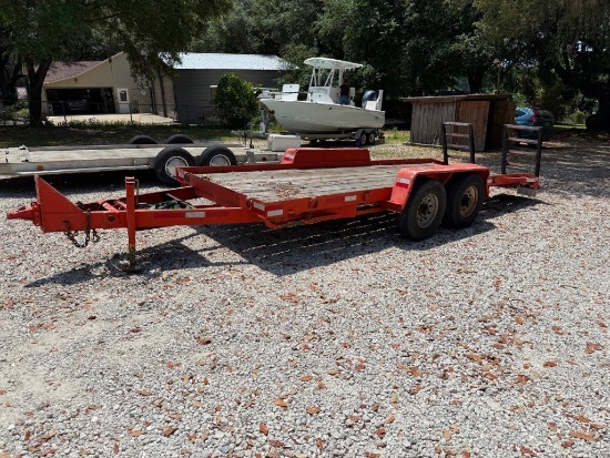 20ft 12k Tandem Axle Dovetail Equipment Trailer