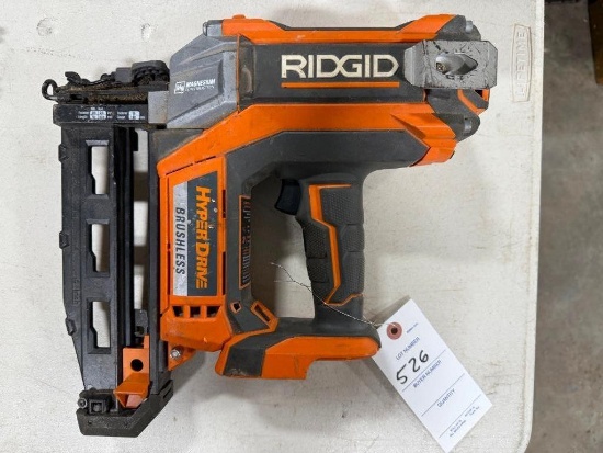 Ridgid RO9892 18V Brushless Cordless HYPERDRIVE 16-Gauge 2-1/2 in. Straight Finish Nailer