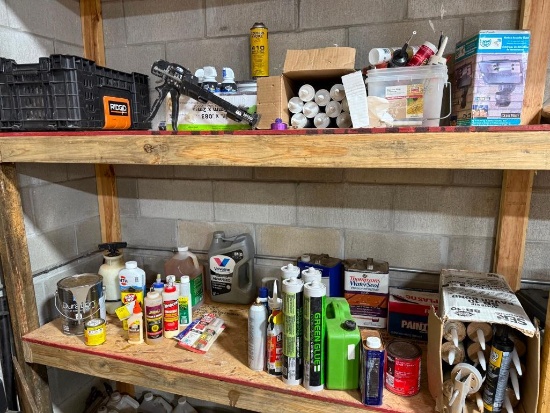 Huge Lot of Caulk, Adhesive, Glue, etc
