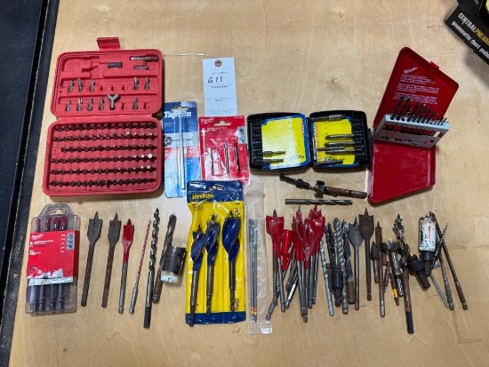Lots of Drill Bits - Carbide Hammer, Spade, Auger, etc