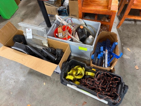 Misc Lot - DeWalt Tool Box, Werner ARB10-10 Adjustable Roof Brackets, etc