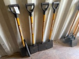 (4) Shingle Stripper Shovels